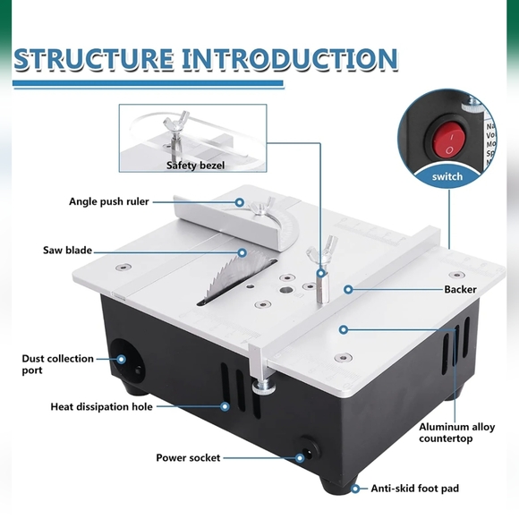 Mini table saw - Picture 8 of 9